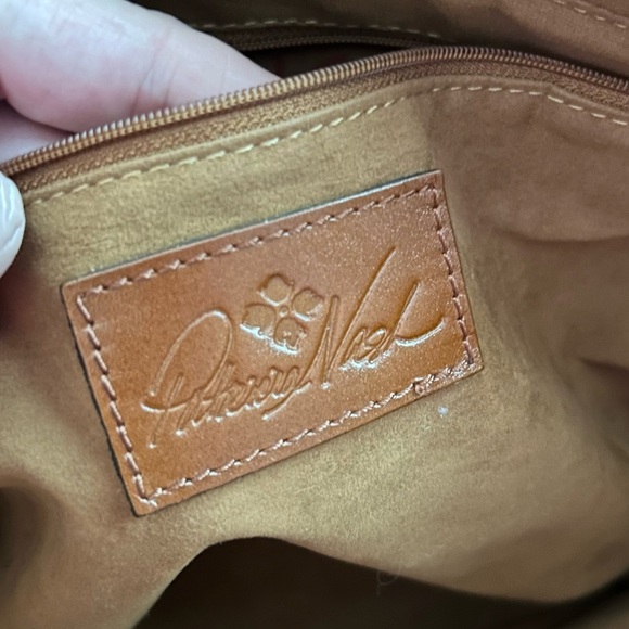 Patricia Nash Alessano Leather Shoulder Bag in Dark Tan - Picture 11 of 12